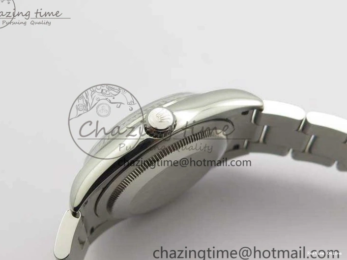 0211 DateJust 36mm SS 116234 ARF 1:1 Best Edition Blue Roman Dial Fluted On 904L SS Oyster Bracelet SA Supportive 3516